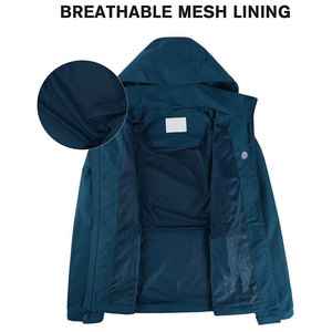 <b>Lightweight</b> Canvas Hooded Winter <b>Rain</b> <b>Jacket</b> Custom Designs Zip-Up Breathable Quick Dry High Quality <b>Men's</b> Wholesale - Product Image 6