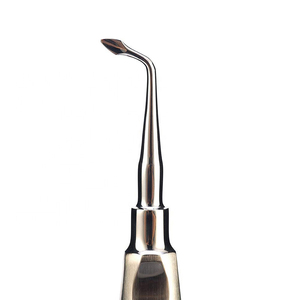 Élévateur radiculaire dentaire incurvé en acier inoxydable, approuvé ISO CE, instrument manuel, source d'alimentation chirurgicale, extracteur de tissus osseux, classe II - Product Image 3