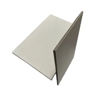 1-3mm Hard stiffness thick cardboard paper wholesale black chipboard sheets coated grey board