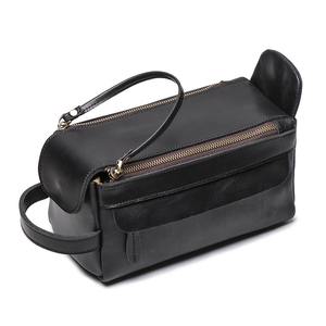 Genuine Leather Zipper Closure Foldable Eco-Friendly Fashion Clutch <b>Bag</b> for Men Casual Hand Wallet Large Capacity Long Purse - Product Image 1