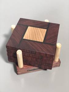 ARTICLES BOIS COASTER ROND PERSONNALISÉ TAILLE Fait à la main pour les articles de table et de cuisine Articles en gros de haute qualité du Vietnam - Product Image 6