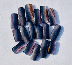 Alta calidad Natural Rainbow Fluorita Rectángulo Flourite Gemstone Loose Gemstone Mix Size Lote al por mayor para la fabricación de joyas, - Product Image 4