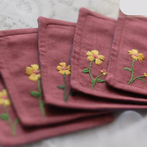 Unique Cotton <b>Coaster</b>, <b>Drinks</b> Absorbent, Birthday Housewarming Gifts, Farmhouse Living Room Table Decor OEM - Product Image 4