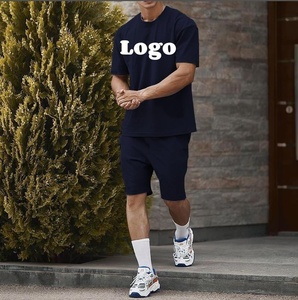 Summer New <b>Men</b> Casual Shorts <b>Sets</b> Short Sleeve T Shirt +Shorts Solid Male Tracksuit <b>Set</b> <b>Men's</b> Brand Clothing <b>2</b> <b>Pieces</b> <b>Sets</b> - Product Image 1