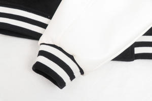 Nouvelle veste universitaire personnalisée pour hommes, manches en cuir de haute qualité, veste Letterman, broderie, logo en chenille, veste bomber unisexe - Product Image 3