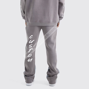 กางเกงวอร์มลำลองเอวกลางแบบกำหนดเองน้ำหนักเบาหลากหลายสีสไตล์สตรีทจ็อกเกอร์ผูกเชือก100% ผ้าฝ้ายระบายอากาศ - Product Image 2