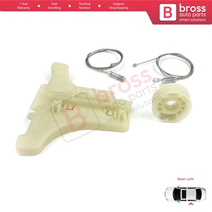 BWR5253 Power Window Regulator Repair Kit Rear Left for Ceed Cee'd MK2 JD 2012-2018 5-<b>Door</b> 83450A2010 - Product Image 6