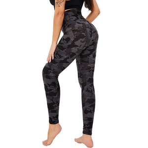 Respirant beurre doux butin leggings séchage rapide tricoté spandex taille haute athlétique Gym Scrunch yoga leggings OEM personnalisé - Product Image 6