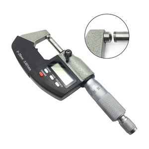 Precisione 0-25mm acciaio indurito micrometro Laser inciso pinza in carburo punte per ingegneria meccanica - Product Image 2