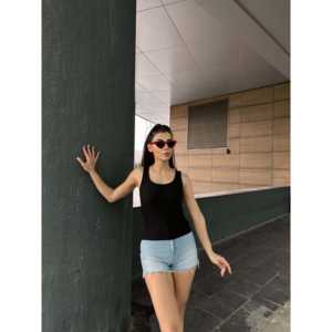 เสื้อซับในผ้าออตโตมันคอกลม ดีไซน์สวมใส่สบาย - Product Image 3