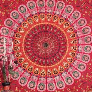 Reddish kaleidoscopic Tapestry