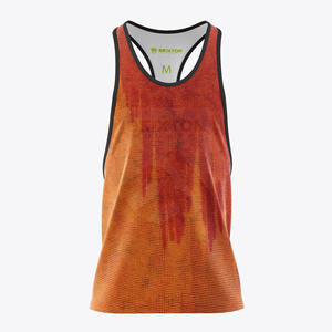 Débardeur à bretelles pour hommes OEM 100% coton Gilet de gymnastique personnalisé en maille respirante Gilet d'entraînement et de musculation décontracté - Product Image 1