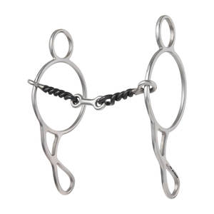 Apto Enterprises AE-12308 - Bocado Wonder Bit de Acero Inoxidable de 5 Pulgadas con Boca Dulce para un Control Ecuestre Premium, Comodidad y Rendimiento - Product Image 1