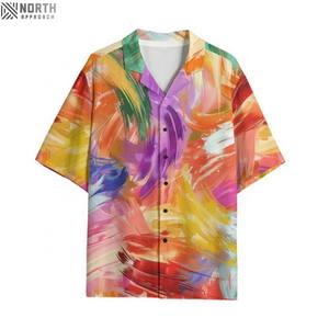Blusas y camisas de lujo con estampado 3D de gran tamaño para mujer, Tops de oficina a la moda con solapa, Camisas de playa, ropa de moda para mujer - Product Image 6
