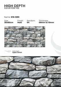 Carreaux de mur extérieur en porcelaine 300x600mm, design de façade moderne - Product Image 3