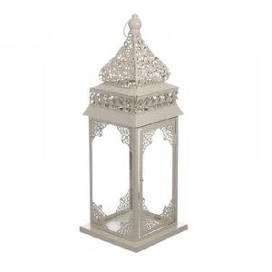 Dernière conception de lanterne marocaine en métal plaqué argent fait à la main pour bougie de Noël pour mariage jardin balcon décoration de la maison - Product Image 3