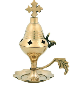 European Style <b>Incense</b> Burner Floral Custom Design Unique Quality <b>Incense</b> Holder Churchware Premium <b>Incense</b> Burner Hot Selling - Product Image 6