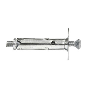 Mini-Tassello in Acciaio Zincocromato con Vite e Rondella da 6 mm - Product Image 1