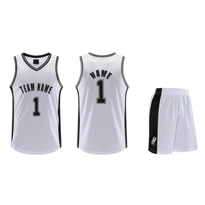 Tenues de basketball américaines pour enfants avec shorts, ensemble uniforme de basketball à séchage rapide pour jeunes hommes, presse à chaud pour enfants et adultes - Product Image 1