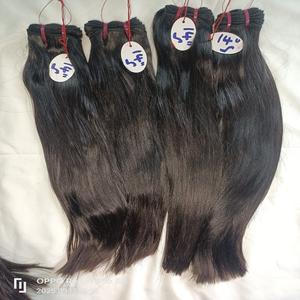 100% Indian Remy Human Hair Bundles Raw Indian Hair Extensions Wave Afro Curl Styles 8 Inches <b>Stretched</b> Direct Suppliers India - Product Image 4