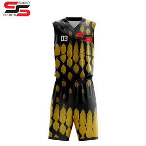 Sublimación de poliéster de buena calidad, ropa de baloncesto personalizada, camiseta de práctica deportiva, camiseta de baloncesto personalizada - Product Image 2