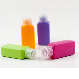 Botella cosmética de plástico PET cuadrada de alta calidad ODM OEM 100ml con colores ricos y tarro de HDPE de 200ml con logotipo impreso - Product Image 1