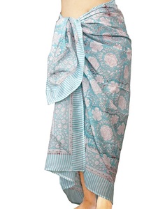 100% coton bohème sarong paréo écharpe enveloppante, vêtements de plage vêtements de fête enveloppes femmes plage sarong sarong plage couverture élégant joyeux - Product Image 6