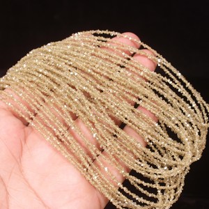 Champion naturel Herkimer diamant perles de Quartz Double terminaison lâche cristal pierres précieuses brin fabrication de bijoux en gros - Product Image 6