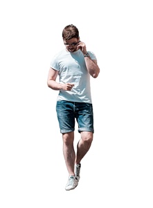 Pantalones vaqueros cortos elásticos para hombre, ropa informal de moda de alta calidad con cintura elástica, ropa masculina unisex de gran tamaño - Product Image 2