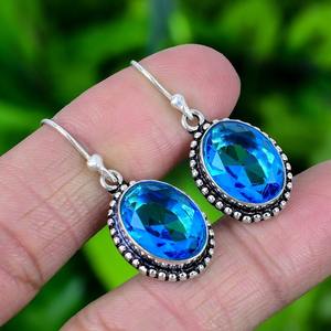 Pendientes Colgantes Modernos de Plata de Ley 925 Chapados en Oro para Mujer - Joyería Hecha a Mano de la Mejor Calidad por Jessica Creation - Product Image 2