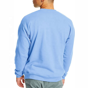 Customization <b>Men's</b> Long Sleeve Cotton Fleece Sweatshirt Custom Long Sleeve Cotton-Blend <b>Pullover</b> Crewneck Sweatshirt for <b>Men</b> - Product Image 2