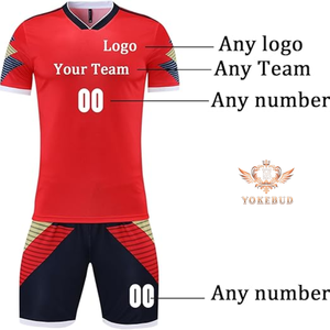 Uniformes de football personnalisables de haute qualité pour adultes enfants ensemble de maillots de football personnalisés pour garçons hommes femmes avec n'importe quel numéro de nom de logo - Product Image 5