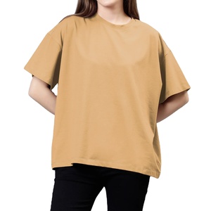 เสื้อยืดแขนยาวครึ่งแขนทรงหลวมขนาดใหญ่พิเศษสำหรับผู้หญิง ผ้าฝ้าย 100% คุณภาพสูง 180 กรัม สไตล์สตรีทแวร์สำหรับฤดูร้อน ระบายอากาศได้ดี รับสั่งทำ - Product Image 1