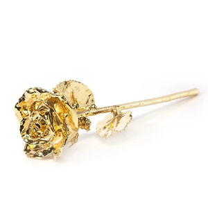 Premium Quality 24k Gold Plated Rose Top Selling Latest Design <b>Decorative</b> Metal Rose for Bedroom & <b>Valentine's</b> Day Cheap Price - Product Image 3
