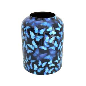 Vase à fleurs en métal fait à la main Vase décoratif de luxe moderne fabriqué à la main pour la décoration de table de bureau à domicile - Product Image 3