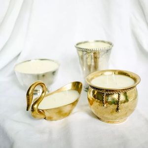 Métal doré Sarus grue oiseau en forme de bougie navire décor à la maison mariage et fête utilisé dessus de table - Product Image 6