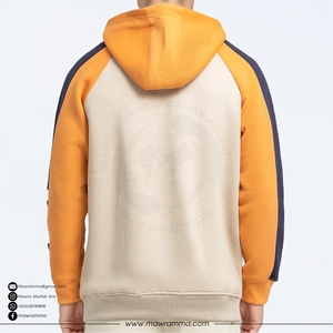 Sweat à capuche unisexe en molleton 100 % coton épais, personnalisé OEM, style streetwear oversize, avec broderie 3D et poche imprimée, idéal pour l'hiver - Product Image 5