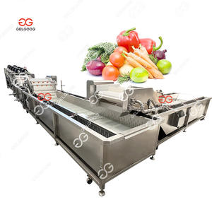 Ultrasone Ozon Fruit En Groente Reiniging Sorteren En Verpakken Machine Zware Automatische Groente Wasmachine En Sterilisator - Product Image 3