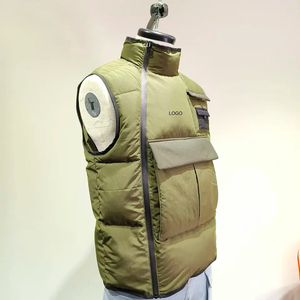 Conception personnalisée OEM et logo bulle veste demi-manche meilleure vente chaude veste matelassée demi-manche - Product Image 2