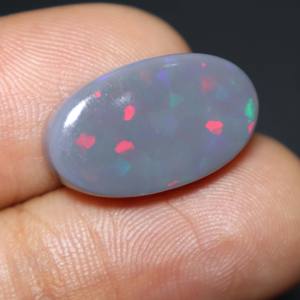 8 quilates Natural australiano Lightning Ridge negro ópalo cabujón 19X11X4MM aproximadamente piedras preciosas sueltas para la fabricación de joyas - Product Image 5