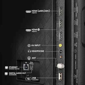 Téléviseur intelligent QLED 4K UHD de 85 pouces avec HDR, son surround, mode jeu, compatibilité vocale, système WebOS - Product Image 4