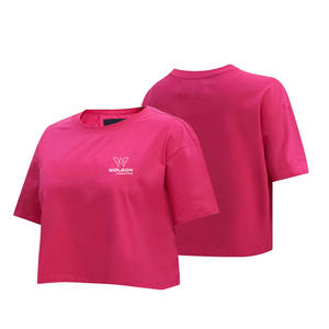 เสื้อยืดคอกลมพิมพ์ลายโอเวอร์ไซส์สำหรับผู้หญิงคอลเลกชั่นฤดูร้อนดีไซน์ล่าสุด - Product Image 4