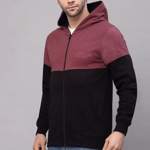 Fabrication de sweats à capuche zippés pour hommes 100% coton, OEM ODM, faible MOQ, prix bas, sweats à capuche zippés tendance - Product Image 3