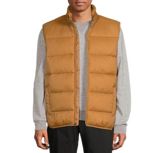 Chaleco de bombardero transpirable 2025 personalizado para hombre, chaleco acolchado de invierno para exteriores con relleno de algodón y bolsillo impermeable de talla grande - Product Image 5