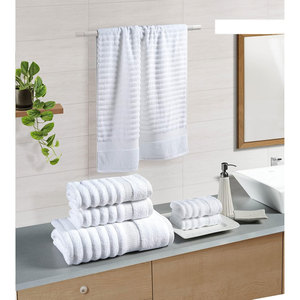 Premium Cotton <b>Bath</b> <b>Towels</b> for Adults Quick-Dry Absorbent Solid Color <b>Towels</b> Custom Logo & Wholesale Hotel Use <b>White</b> - Product Image 2