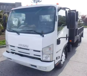 Prêt à l'emploi, Isuzu NPR 2015 d'occasion, plateau plat de 12 pieds, 3 places, diesel, conduite à gauche/droite, faible kilométrage - Product Image 1
