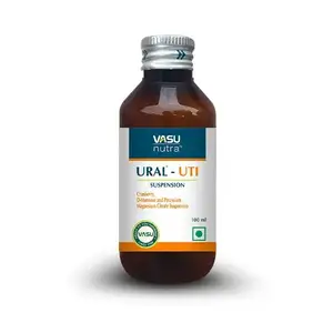 Best Grade Healthcare Supplements Vasu Nutra URAL UTI Suspension Syrup from Indian Exporter and Manufacturer