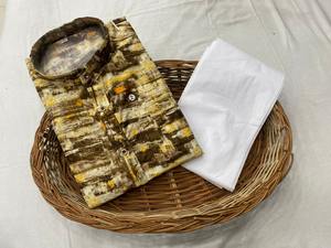 Nouvelle arrivée Kurta en coton doux imprimé avec pyjama pour homme, vêtements indiens et pakistanais - Product Image 6