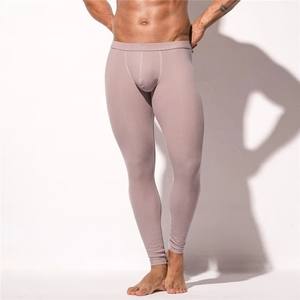 Collants de course respirants, à séchage rapide, résistants à l'eau, en coton élastique, en fibre de bambou, leggings de compression pour hommes, taille personnalisable - Product Image 3