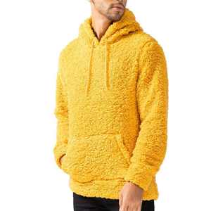Autumn Winter Hooded Long Sleeve Hoodies Solid Color <b>Fleece</b> Thick Warm Casual <b>Sherpa</b> <b>Fleece</b> Hoodies & Sweatshirts - Product Image 3
